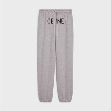 celine trainingspak lijpe|CELINE TRACK PANTS IN COTTON FLEECE.